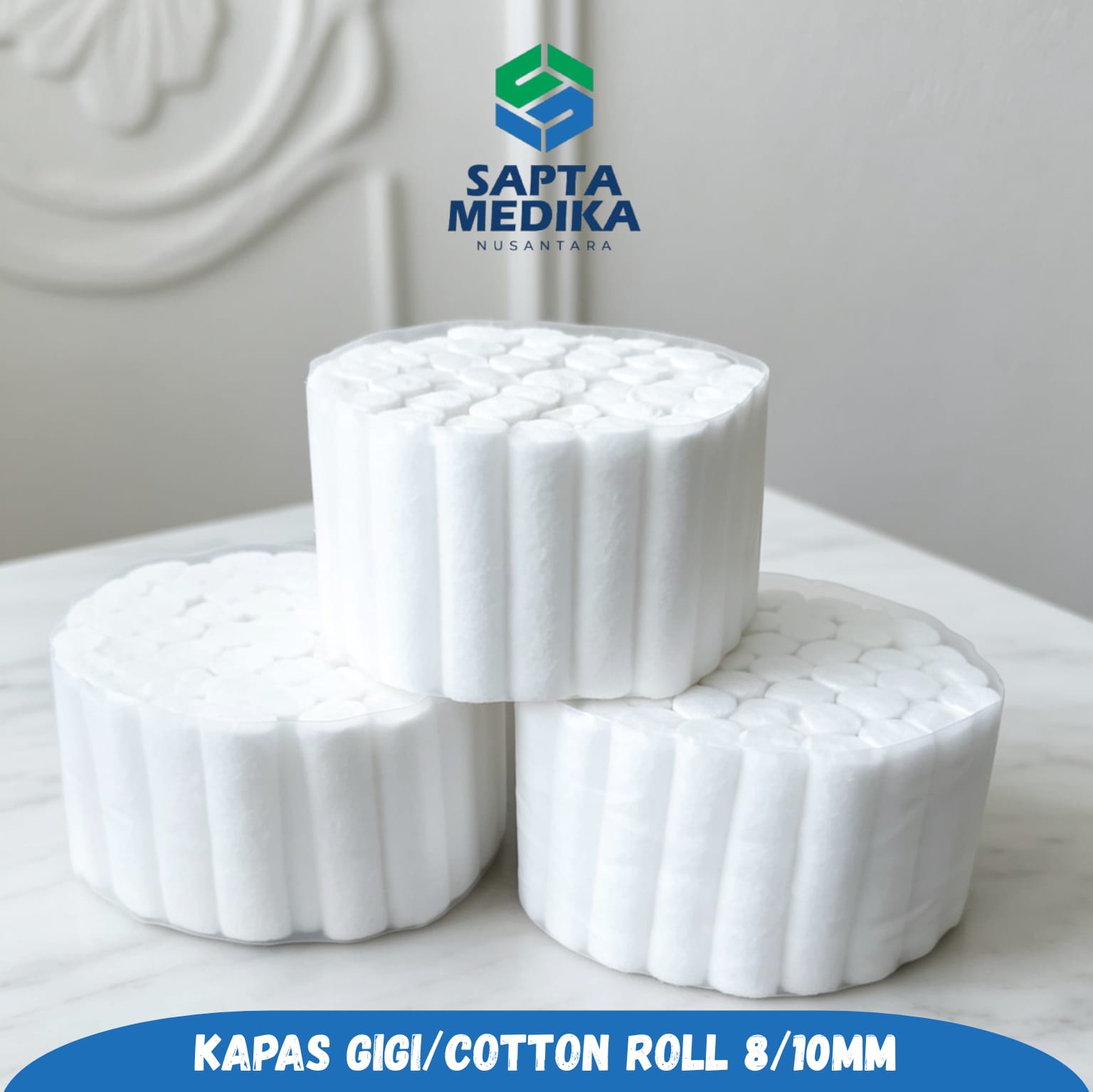 Kapas Gigi/Cotton Roll 8mm